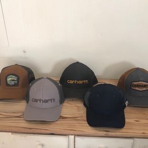 Carhart hats (Set of 5) All NEW and  4 with Tags!